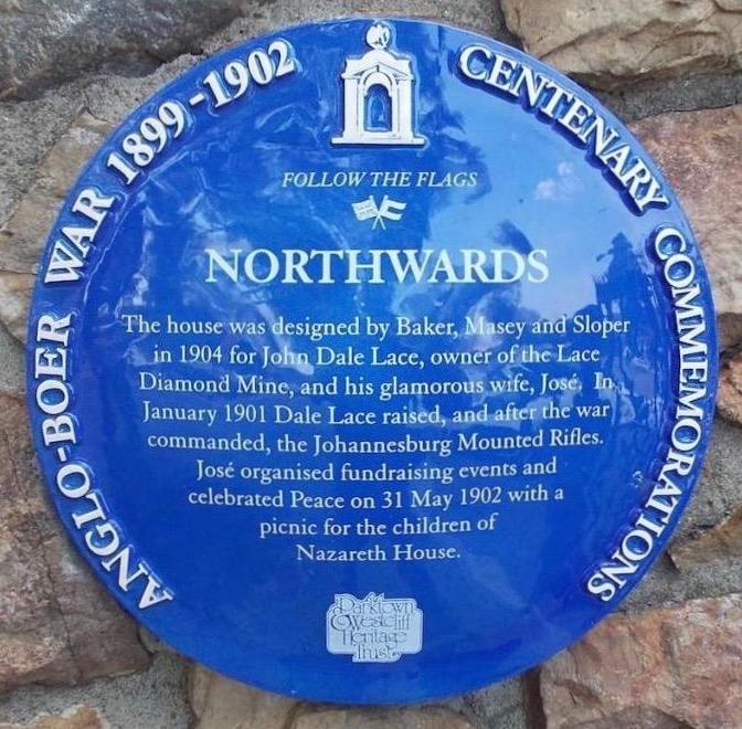 Northwards Blue Plaque - Heritage Portal - 2012