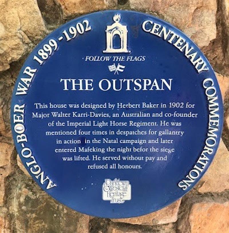 Outspan Blue Plaque - Mayur Chiba