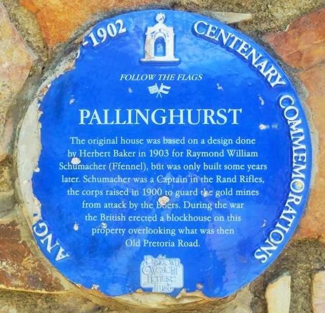 Pallinghurst Blue Plaque - Heritage Portal - 2017
