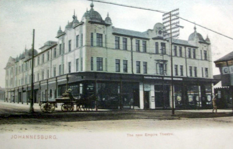 Postcard of Empire Theatre Johannesburg - Braune and Levy Collection