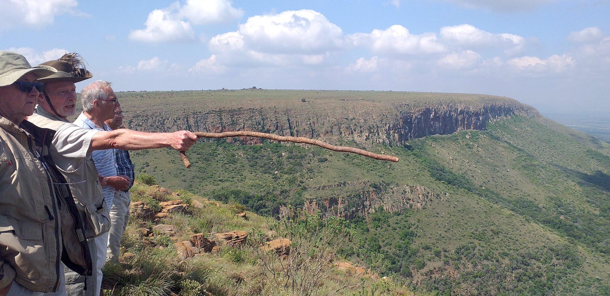 Rob Milne on top of the Magaliesberg - Heritage Portal - 2019