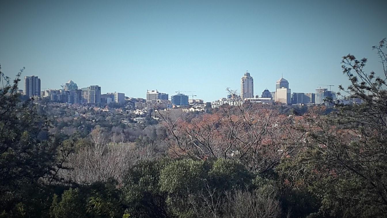 Sandton Skyline from Bryanston - Heritage Portal - 2016