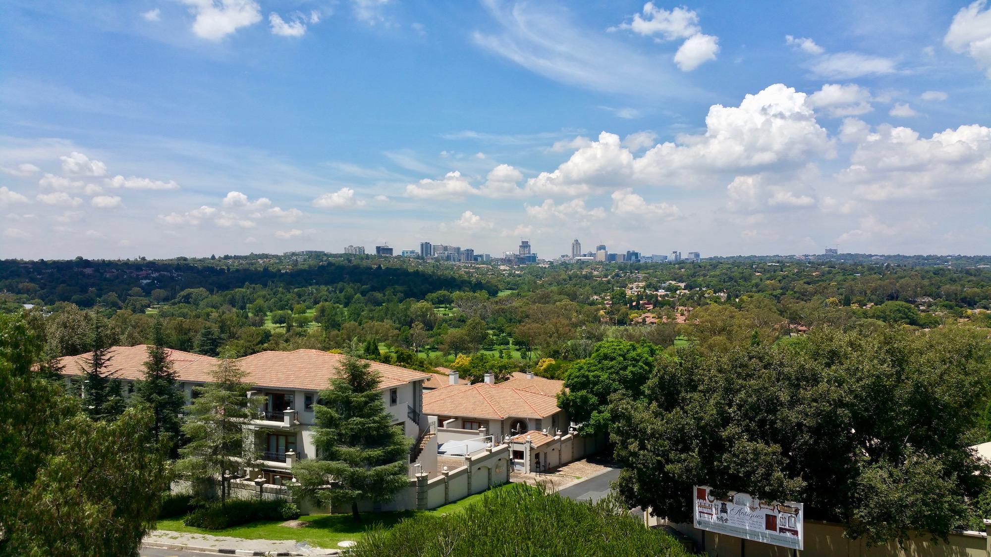 Sandton Skyline from Bryanston - Heritage Portal - February 2018