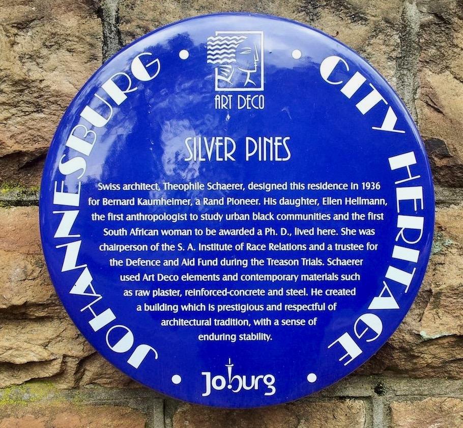 Silver Pines Houghton Blue Plaque - Heritage Portal - 2013