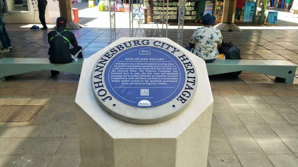 Site of Red Square Blue Plaque - Heritage Portal - 2017