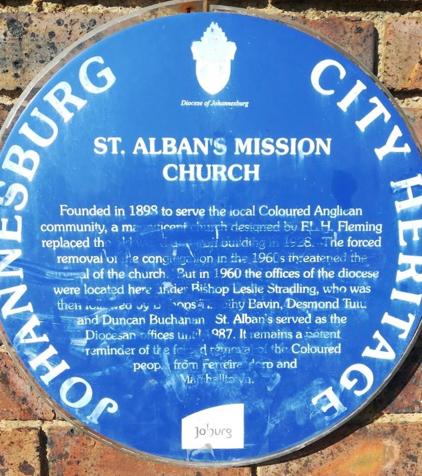 St Albans Mission Church Blue Plaque - Nikeel Gokul