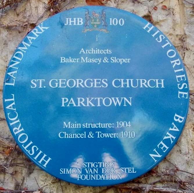 St Georges Church Parktown - Heritage Portal - 2012