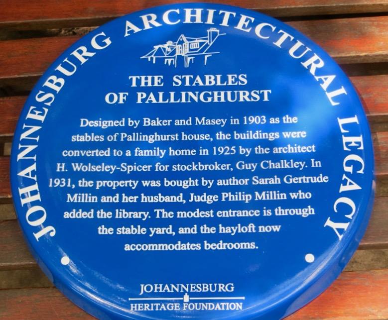 Stables of Pallinghurst Blue Plaque - Kathy Munro