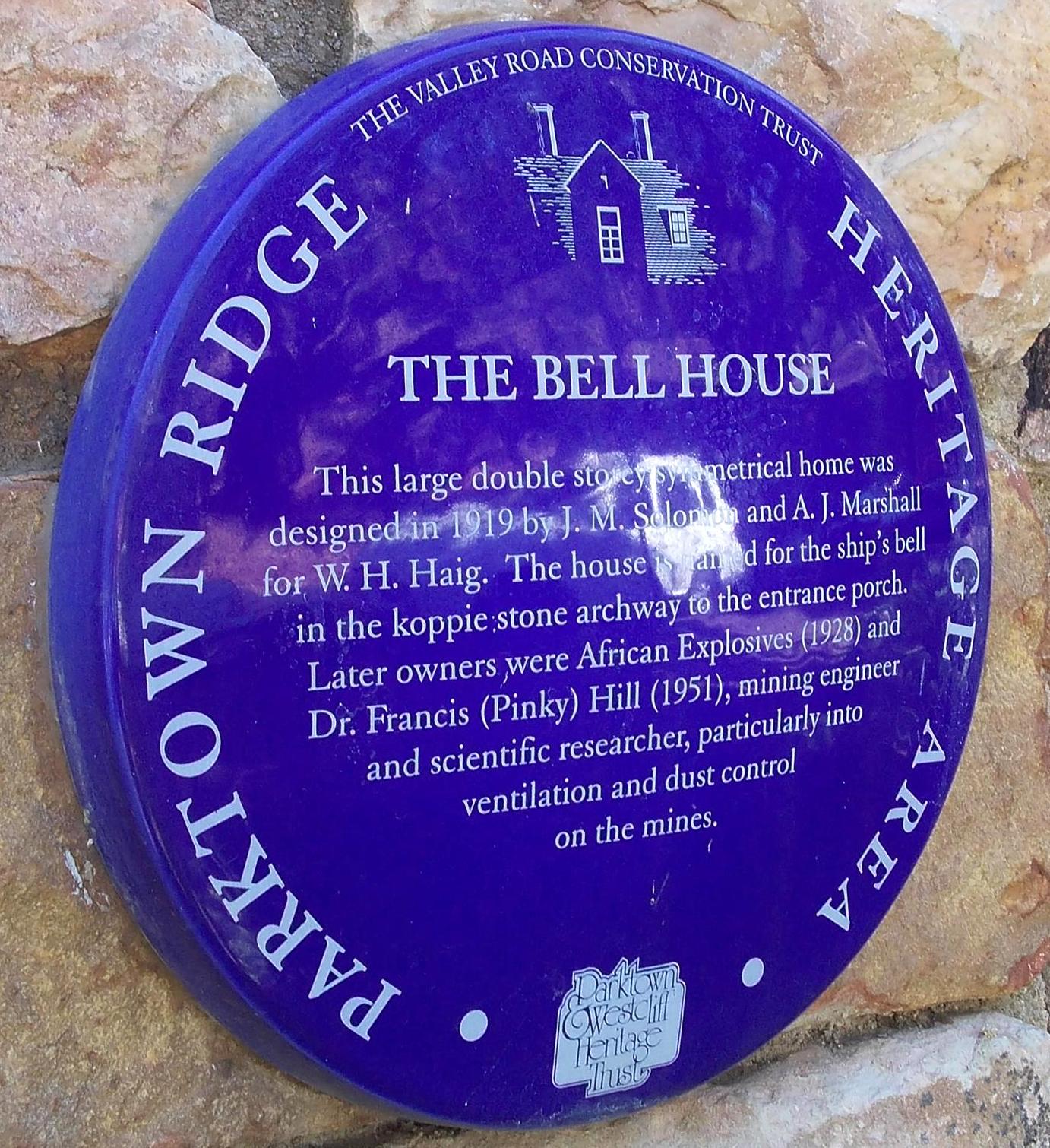 The Bell House Blue Plaque - Heritage Portal - 2012