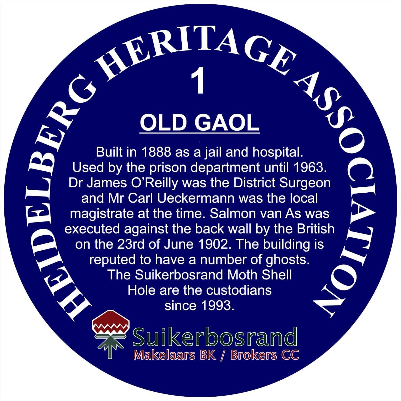 The Old Gaol Blue Plaque - Heidelberg Heritage The Old Gaol Blue Plaque - Heidelberg Heritage