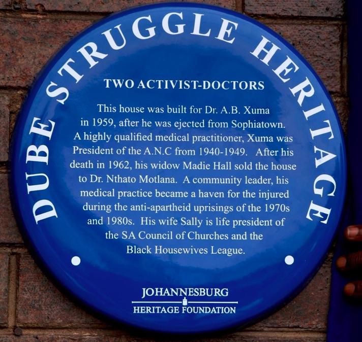 Two Activist-Doctors - Blue Plaque via Kathy Munro