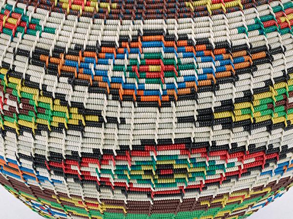 Unlidded telephone wire basket - detail shot - Africa Media Online