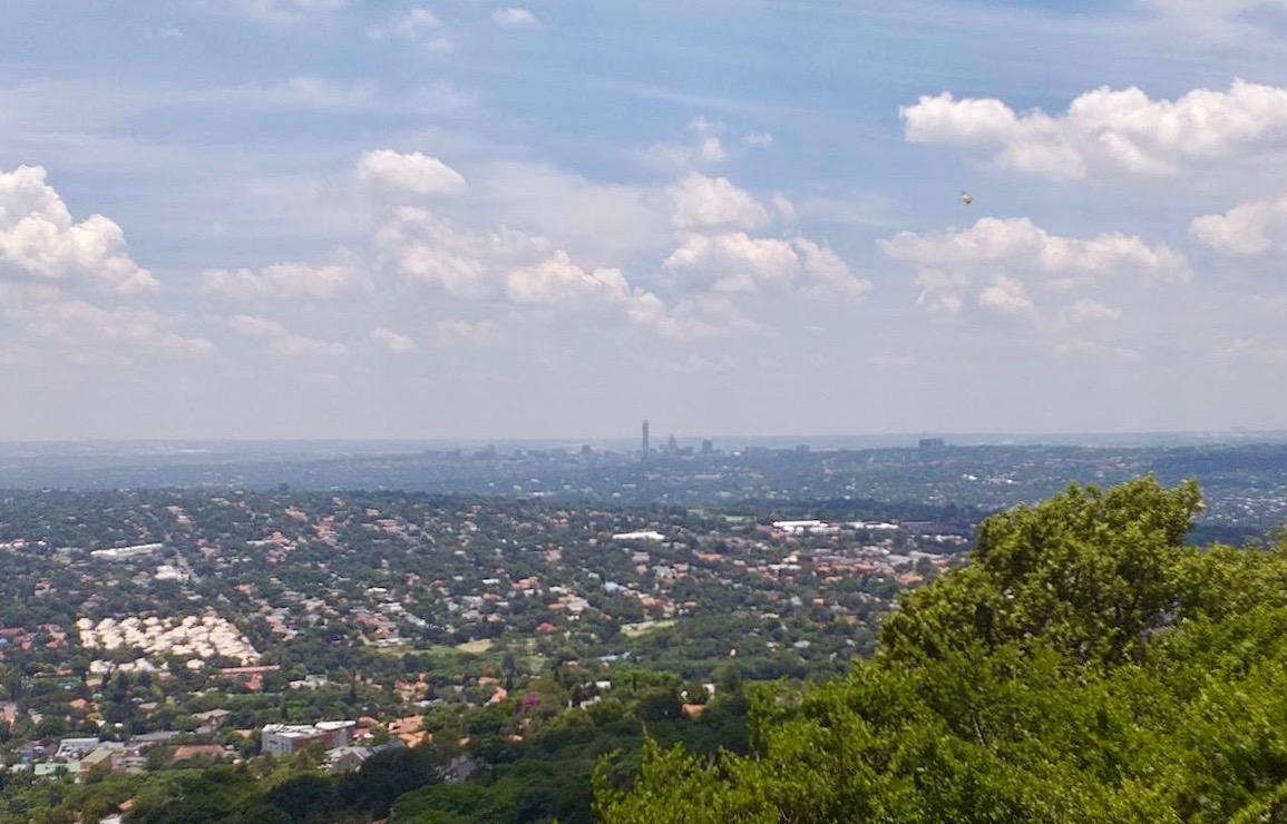 View of Sandton skyline from Northcliff Hill - Heritage Portal - 2020