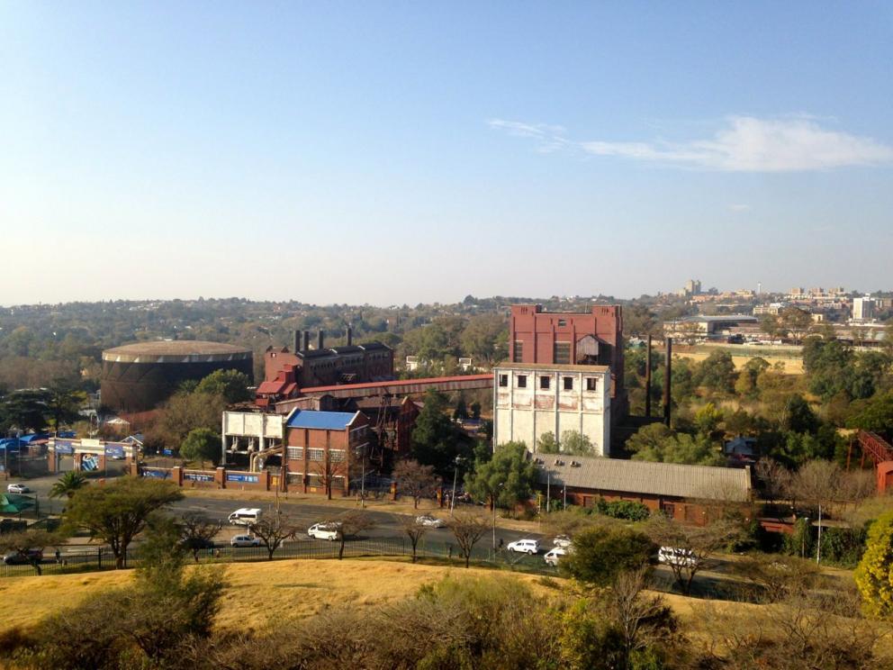View over Egoli Gas - Heritage Portal - August 2015