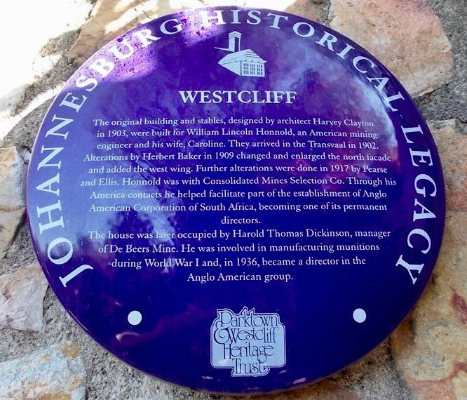 Westcliff Blue Plaque - Heritage Portal - 2013