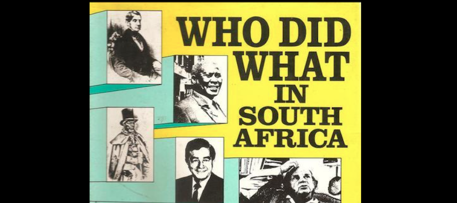 Who did what in South Africa Banner