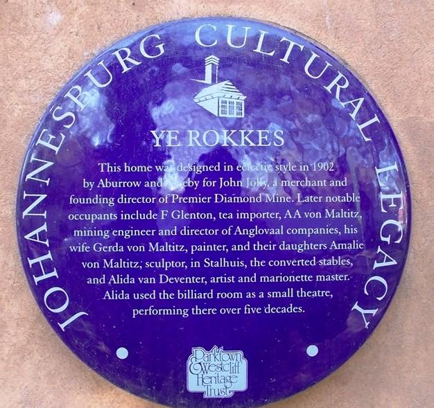 Ye Rokkes Blue Plaque - Heritage Portal - 2012
