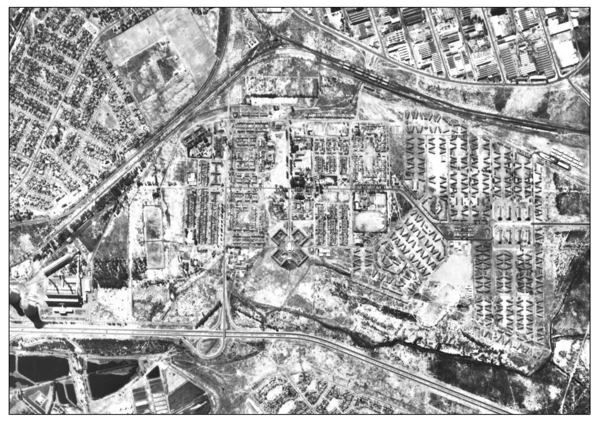 1968 Aerial Photo of Langa