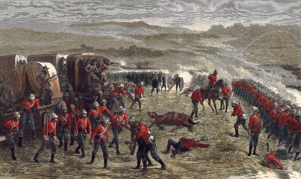 British Square at the Battle of Gingindlovu via British Battles