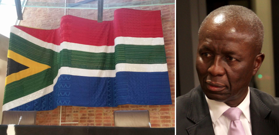 Constitutional Court Flag - Heritage Portal - Dikgang Moseneke - Wikipedia