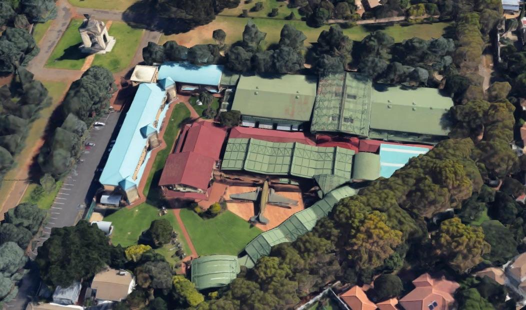 Ditsong Museum Saxonwold from above - Google Maps