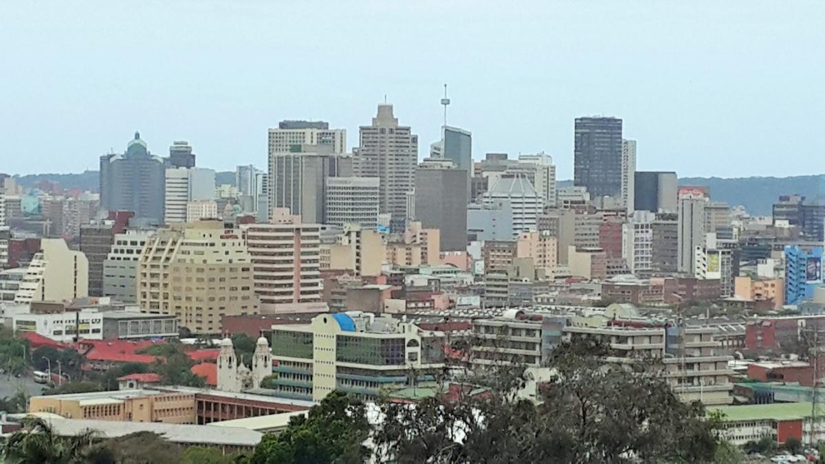 Durban Skyline from Berea - Heritage Portal - 2015