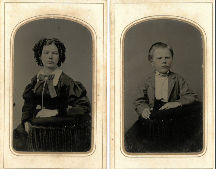 Examples of tintype photographs - Carol Hardijzer collection