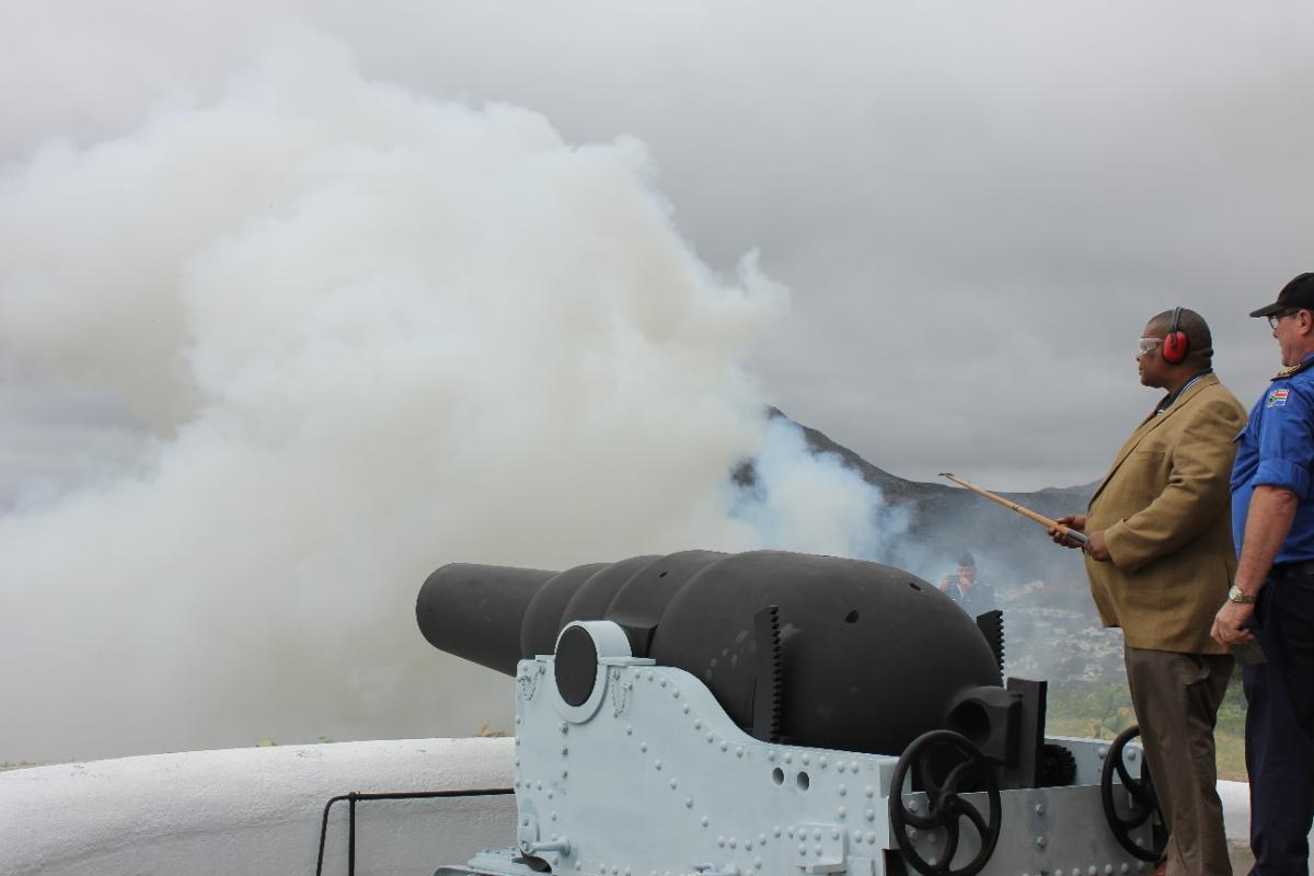 Naval Gun Simons Town - South African Naval Museum