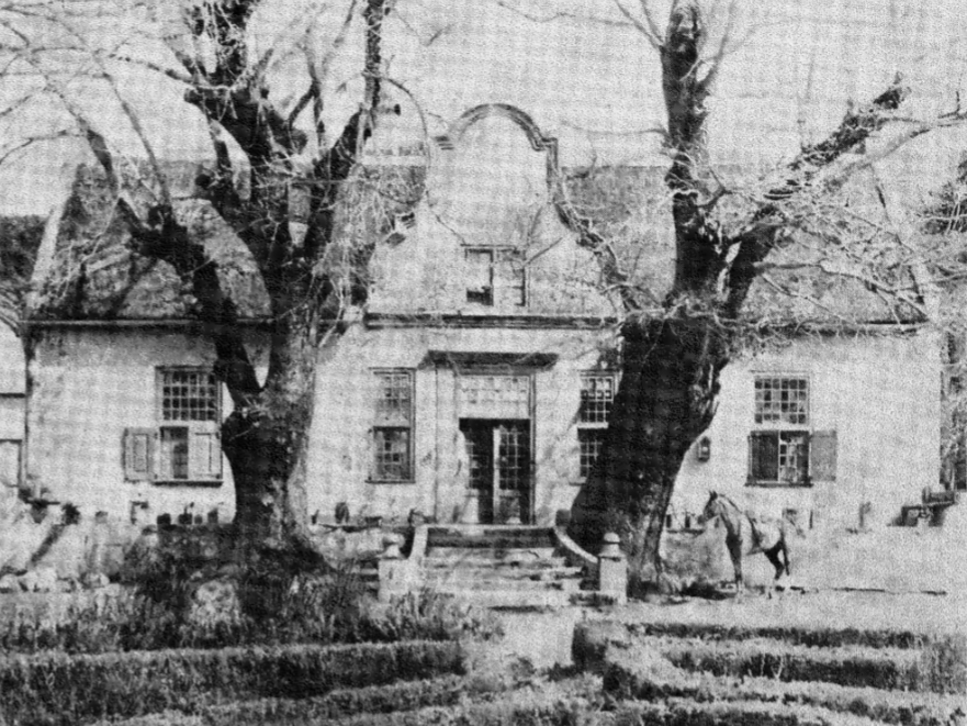 Feldhausen Veldhuysen Claremont from photograph in the Archives Cape Town - W A Elliott