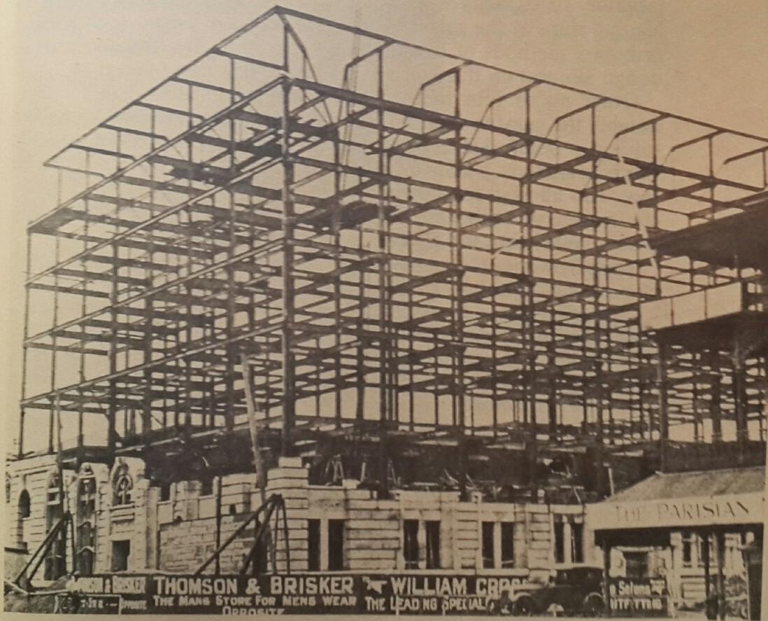 Frame of the National Mutual Building Durban - Girders on the Veld