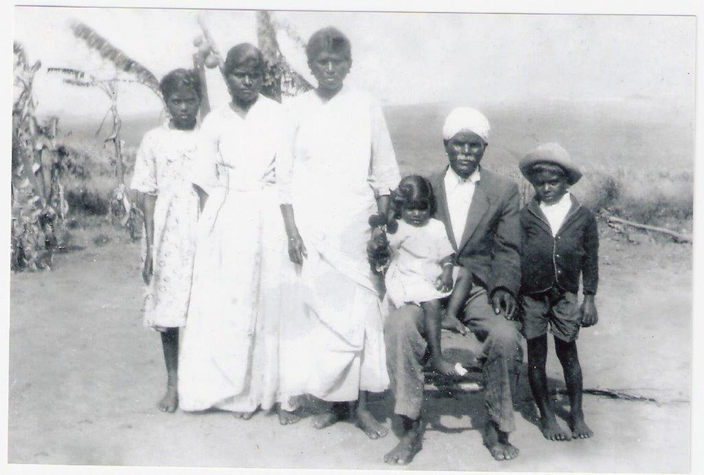 Indian family in Natal - submitted by Tholsi Mudly