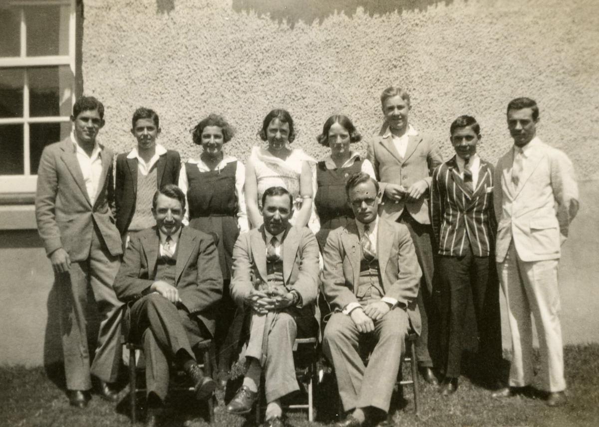 Indwe High School Seniors 1932 - Denzil Moffett album