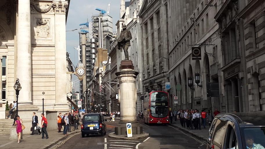 James Henry Greathead Statue near Bank Station - Heritage Portal - 2016