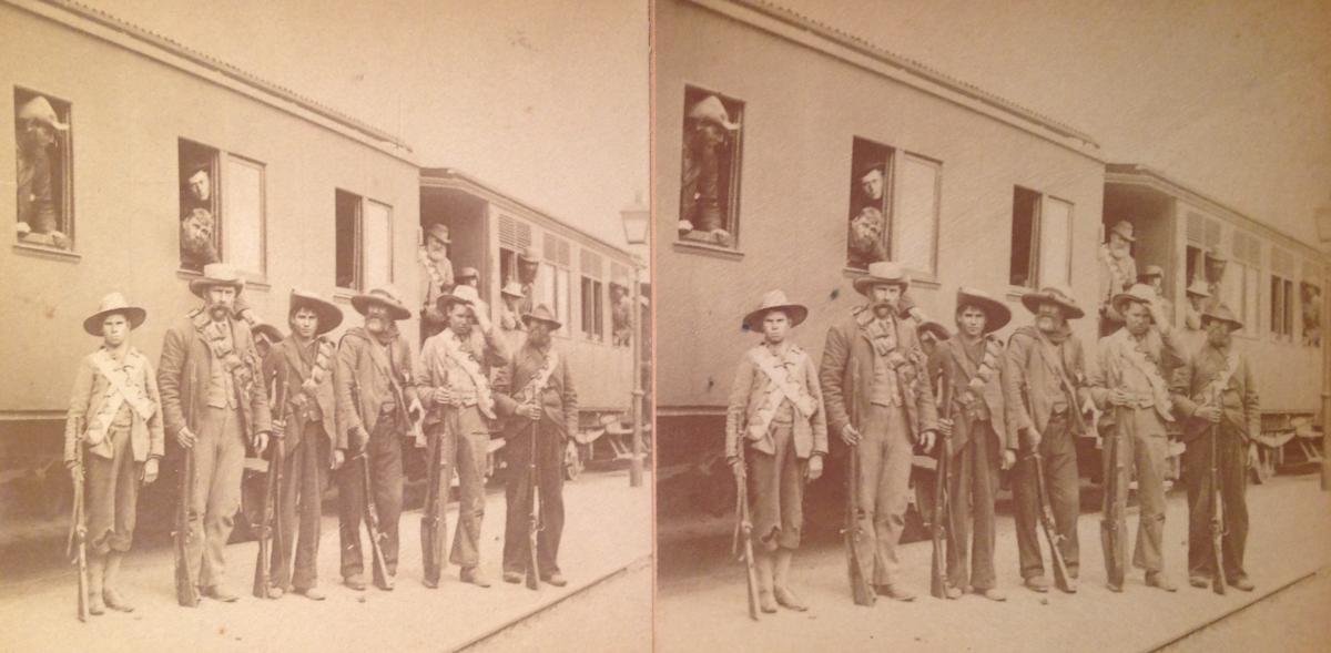 Kilburn number 13865 – The Boer boys and old men on their way to the front via Carol Hardijzer