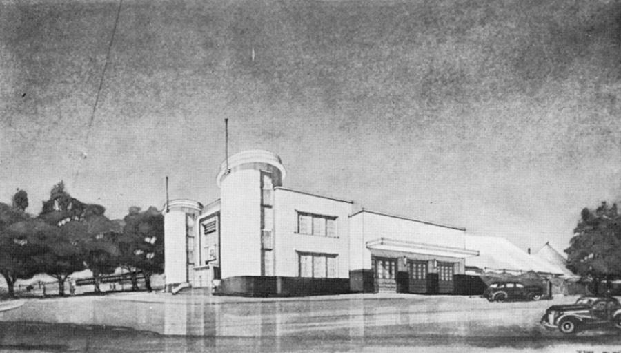 Krugersdorp Fire Station - Perspective Sketch - Sourced by Jaco Mattheyse