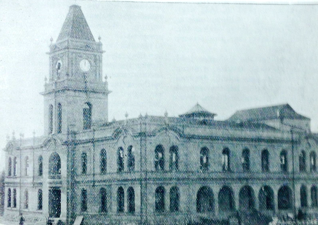 Krugersdorp Town Hall and Clock - 1908 - South African Railway Magazine