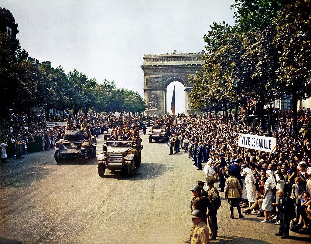 Liberation of Paris - Jack Downey via Library of Congress Wikipedia