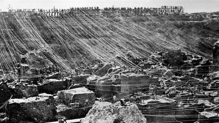 Mining Claims Kimberley Big Hole - De Beers Archive via Gavin Whitfield