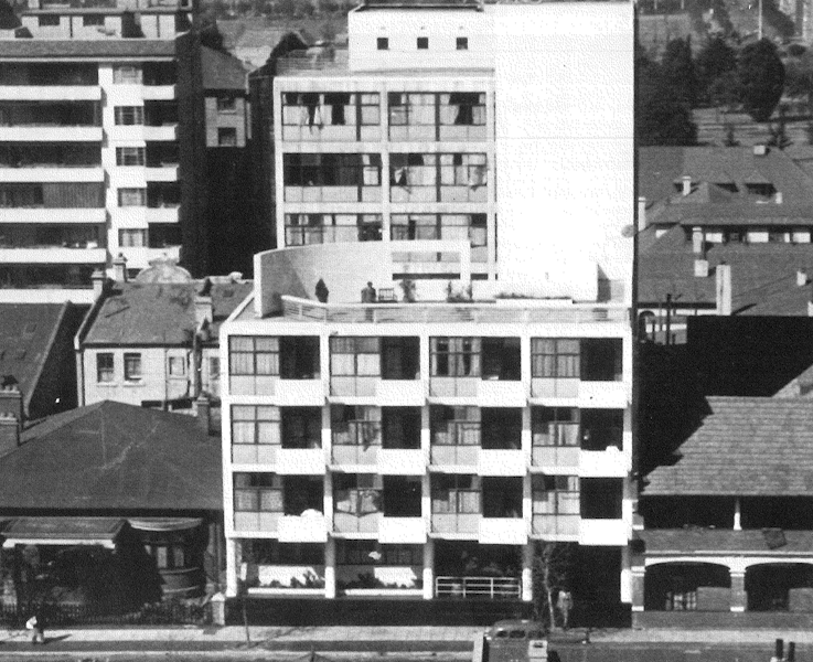 Old photo of Aiton Court from above - source unknown