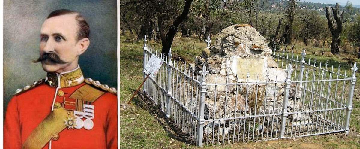 Penn Symons portrait and grave - Images via Wikipedia