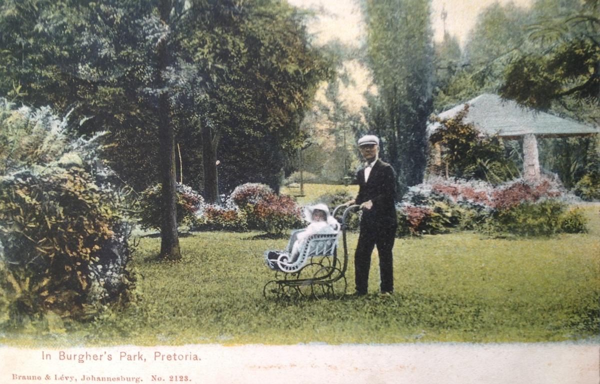 Postcard of Burgers Park Pretoria - Published by Braune and Levy in 1907