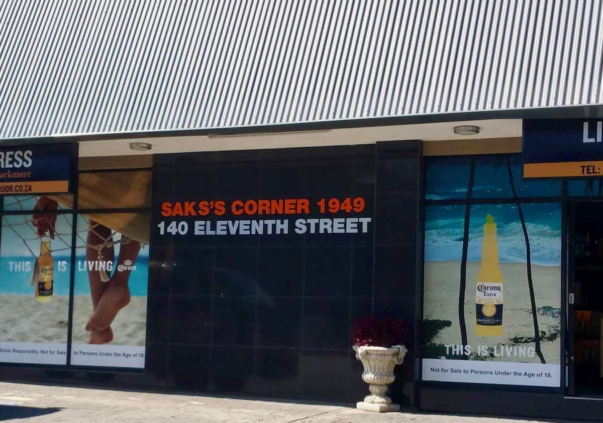 Saks's Corner 1949 - Heritage Portal - 2018