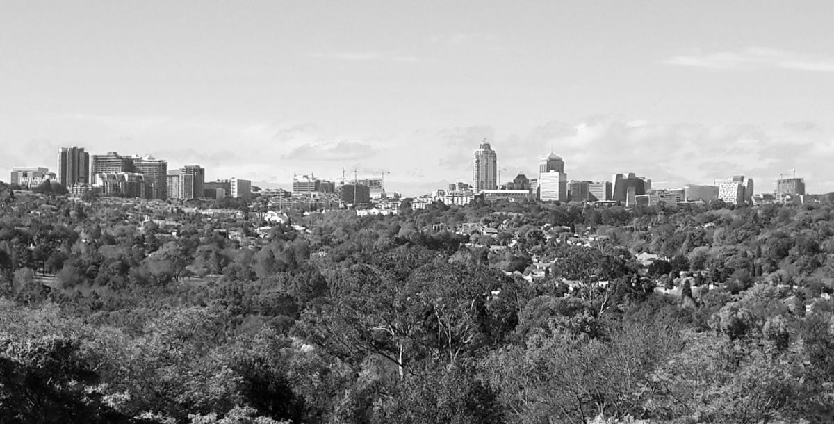 Sandton Skyline Black and White - Heritage Portal - 2017