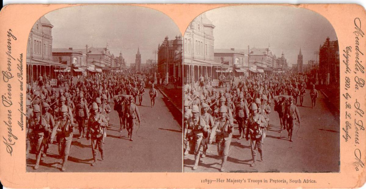 Her majesty’s troops in Pretoria - published by Keystone