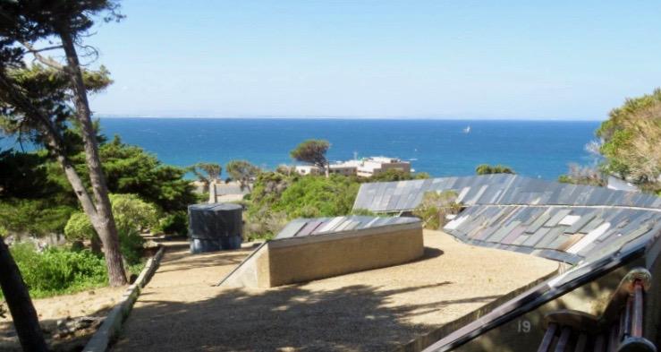 View of False Bay from the Garden of Remembrance Simons Town - SJ De Klerk