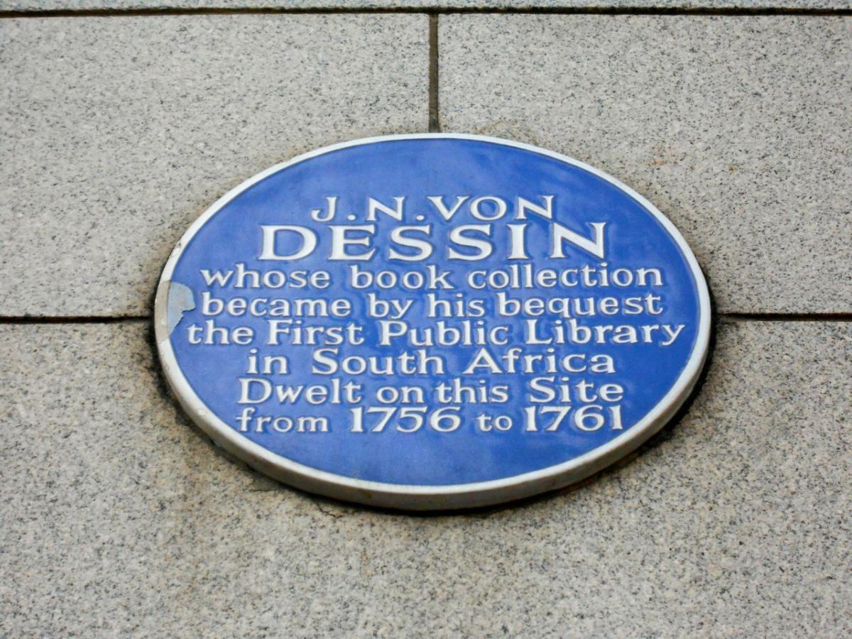 Von Dessin Plaque - Heritage Portal - 2014