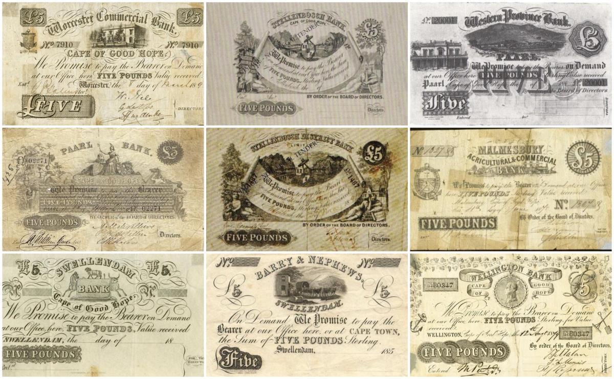 Western Cape Banknotes Collage