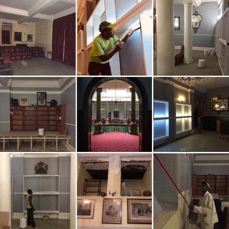 Bookshop and Gallery creation at Rand Club - James Findlay
