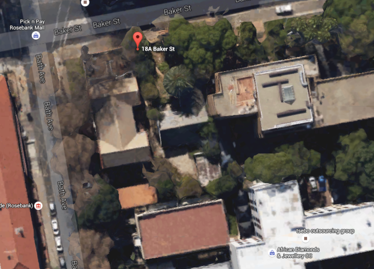 18A Baker Street - Google Maps Aerial