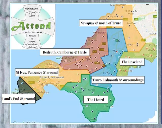 Attend Services Locations in Cornwall